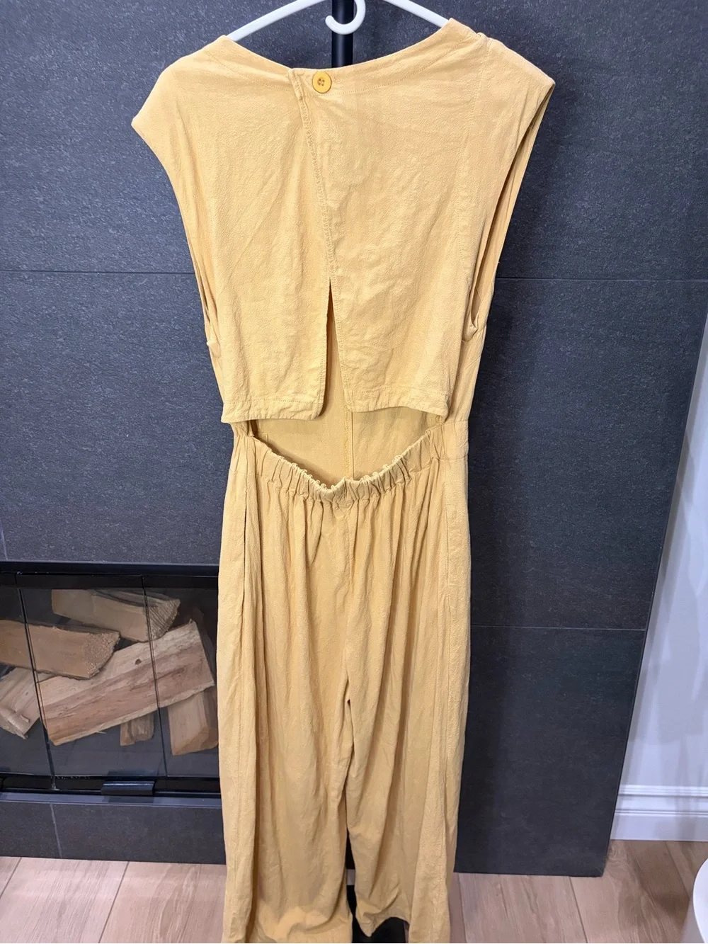 Free People Heat Wave Open Back Jumpsuit Size Small